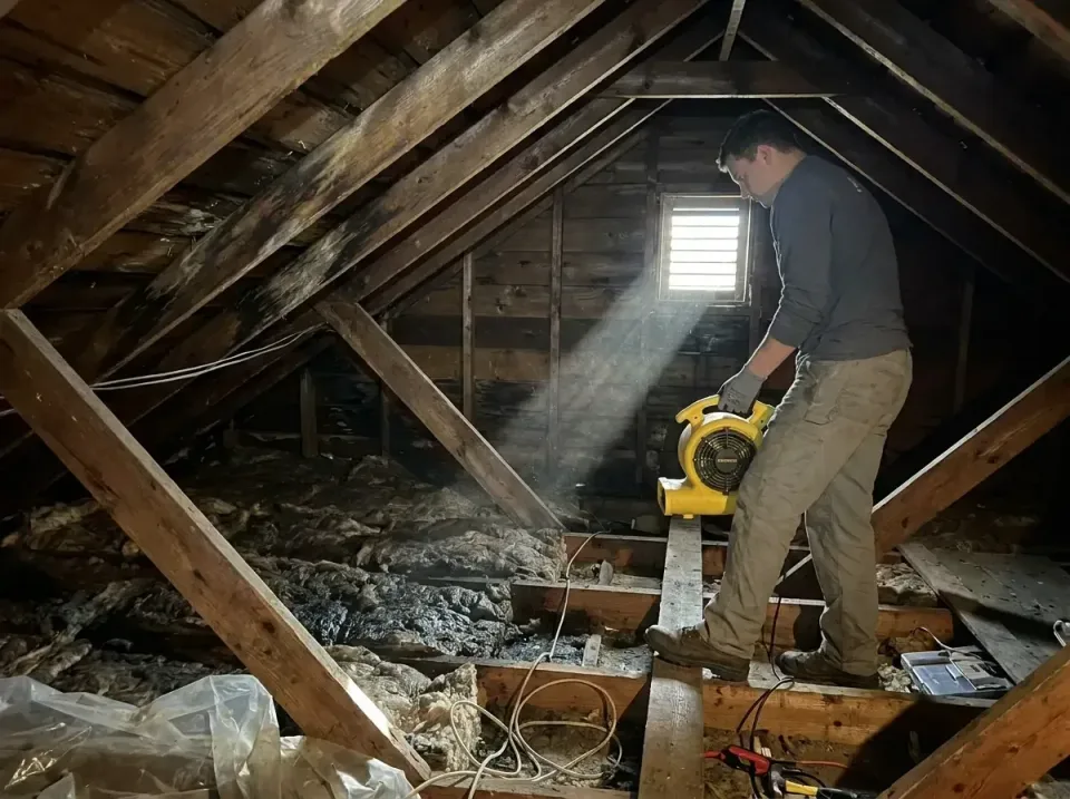 attic-water-damage-drying-proc-007 — frequently asked questions, Emergency Water Extraction & 24/7 Flood Response in Lincoln…
